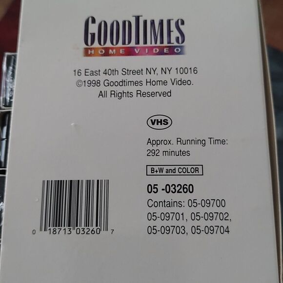 Vintage The Three Stooges Collector Series (VHS Collection 5 VHS Tapes 1998) - Picture 5 of 7